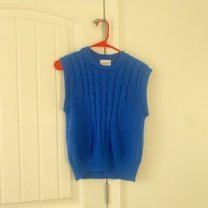 Vintage Blue Sweater Vest